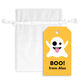 Emoji Halloween Ghost Hanging Gift Tags with Organza Bags Image 1 of 3